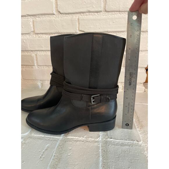 Chaps Women's Black Gari Strappy Buckle Boot Size 10 - Picture 3 of 6